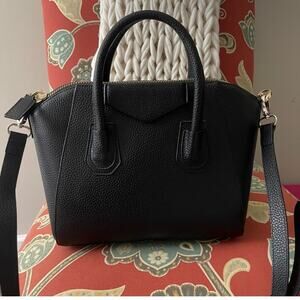 Genuine Black pebbled Leather Bag!